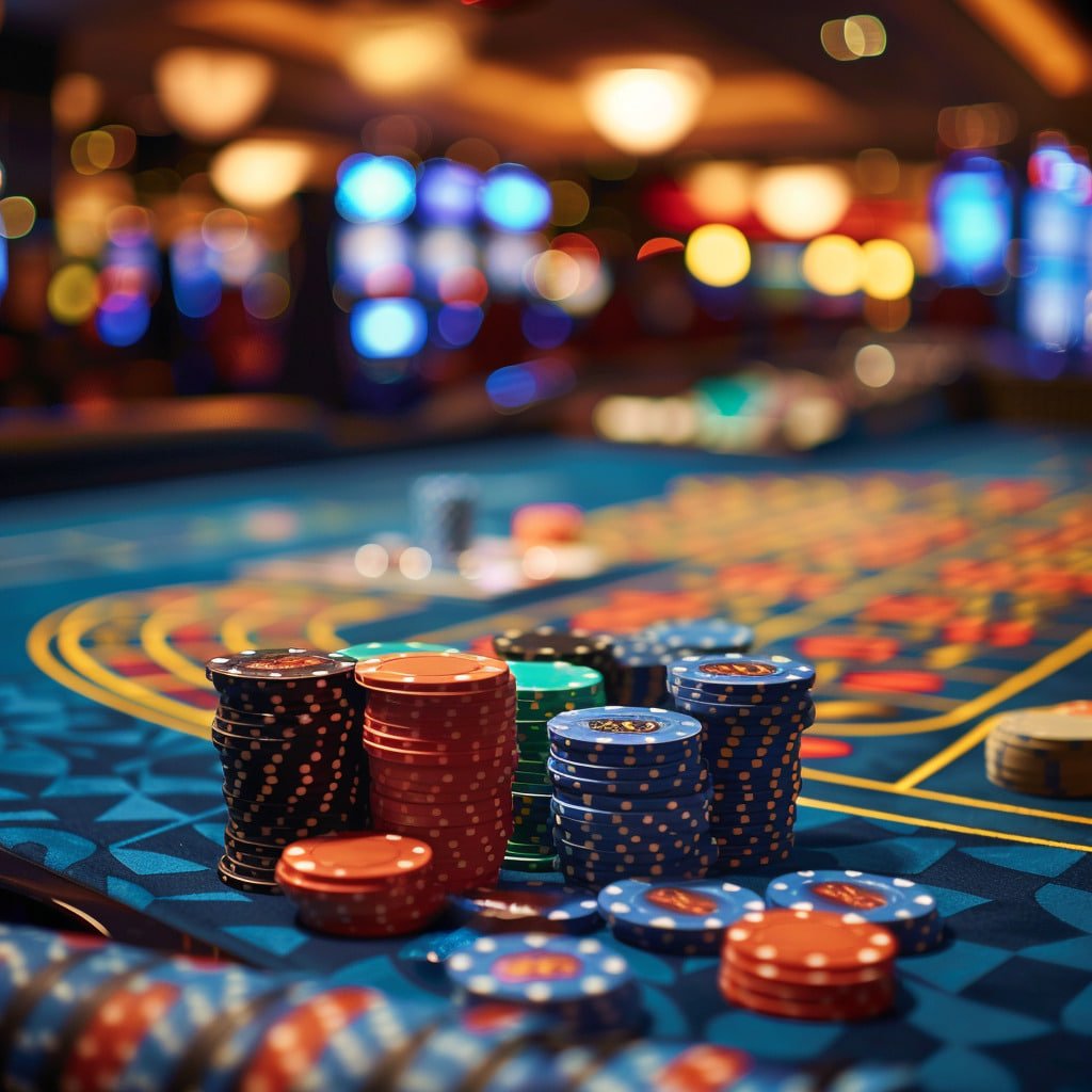 Dealer kasino live profesional mengelola permainan di vivoy16
